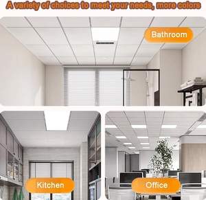 Placas de Techo Acústicas Suspendidas con Aislamiento Térmico de 600x600 mm para Oficina, Forma Cuadrada, Perforadas - Product Image 3