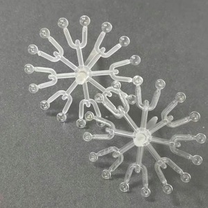 Decorative Plastic Snowflake Ornament Mold PMMA Customizable Size For Craft Making - Product Image 1