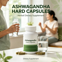 Capsules d'ashwagandha |   Complément alimentaire à base de plantes