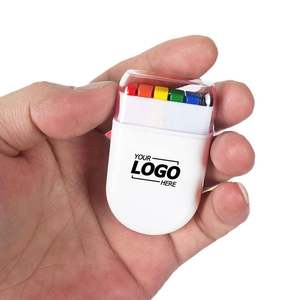 Bolígrafos de Plástico con Punta de Bola para Halloween y Eventos Deportivos, Regalos Promocionales de 6 Colores Arcoíris para Fanáticos y Festivales - Product Image 1