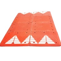 Kit de bosse de vitesse en caoutchouc flèche réfléchissante de table de bosse de vitesse stable de trafic routier rouge