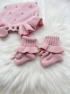 Romper Personalizado de Punto con Volantes, Diseño Personalizado, 100% Algodón, Cierre de Botones, Edad 0-6 Meses, Regalo para Recién Nacido - Product Image 4