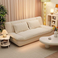 Nouveau canapé-lit en tissu au design moderne, pliable, pour petit salon, simple, nouveau canapé-lit double intégré, canapé-lit à double usage