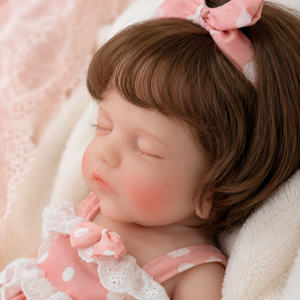 BAkwbwBY Muñeca Bebé Reborn Personalizable de Silicona Sólida de 12 Pulgadas, Suave, con Vestido y Set de Regalo para Niños de 3+ Años, Regalo Perfecto - Product Image 2
