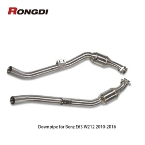 ท่อดาวน์ไปป์สำหรับ Mercedes-Benz E63/E63S AMG W212 ปี 2013-2016 ท่อไอเสียแบบไหลอิสระ ท่อตรง - Product Image 5