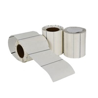 Personnalisé clair transparent direct thermique mini imprimante transfert papier étiquettes autocollant rouleau transparent