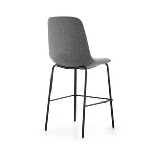 Silla de Bar Minimalista Tapizada 2026 Sin Reposabrazos, Patas de Acero Gruesas TB-CA117, Asiento de Espuma de 770 mm de Altura para Hogar, <span class=keywords><strong>Cocina</strong></span>, Villa, Barra - Product Image 4