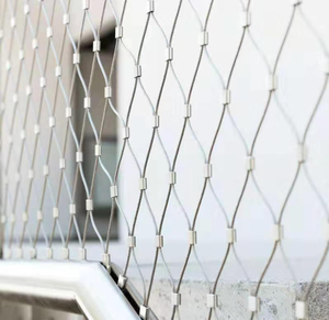 Özel kesme hizmeti ile büyük açık kuş Aviary paslanmaz çelik tel halat örgü kafes dokuma tekniği - Product Image 2