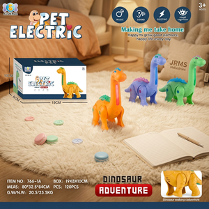 Jouet Puzzle Dinosaure Électrique en Plastique, Jouet Transformable pour Animaux de Compagnie avec Musique, Sons et Jeu Cognitif Visuel pour Enfants - Product Image 1