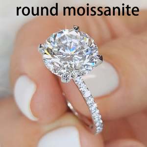 Anillo de Compromiso Solitario de Moissanita con Certificación IGI Directo de Fábrica - Product Image 5