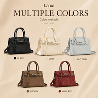 Sacs à main en cuir PU de luxe pour femmes avec logo personnalisé, coque couleur, fermeture éclair double tête, sacs bandoulière messager