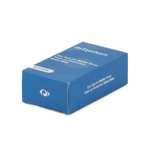 กล่องกระดาษแข็งสีขาวพับได้เป็นมิตรกับสิ่งแวดล้อมแผ่นปิดตาขนาดเล็กสำหรับผลิตภัณฑ์ดูแลสุขภาพ - Product Image 5