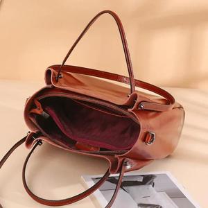 Sacs à main AndoBag pour femmes, en cuir de vache véritable, grande capacité, sac bandoulière, sac à main tendance pour les trajets quotidiens, 2107 - Product Image 5