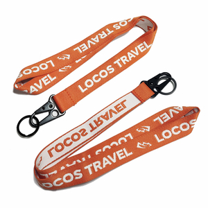 Highly Popular Customized Color Polyester Woven Logo Promotional Neck Lanyards with Eagle Hook for Business Giveaways Durability