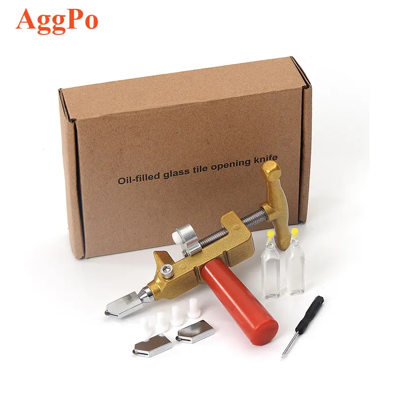 professional Glass Cutter Set Multi-Functional Glass Cutter Ceramic Tile Breaking Opener Manual Tile Mirrors Cutting Tool