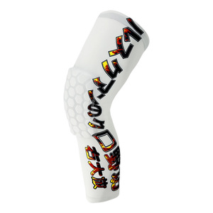 Genouillères de compression personnalisées YOUNGSON pour le basketball, genouillères antidérapantes en nid d'abeille pour les jeunes, les enfants et les garçons - Product Image 3