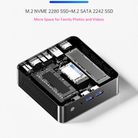 Nuevo Mini PC para Juegos Intel NUC N150, SSD, LAN Gigabit, Doble HD/Tipo-C, M.2 NVME, DDR4, USB 3.0, Enchufe EU/US/UK/JP