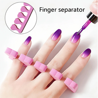Kit de manucure jetable 5-en-1 scintillant : mini-limes à ongles, brosse à ongles, repousse-cuticules, limes à ongles en forme de cœur