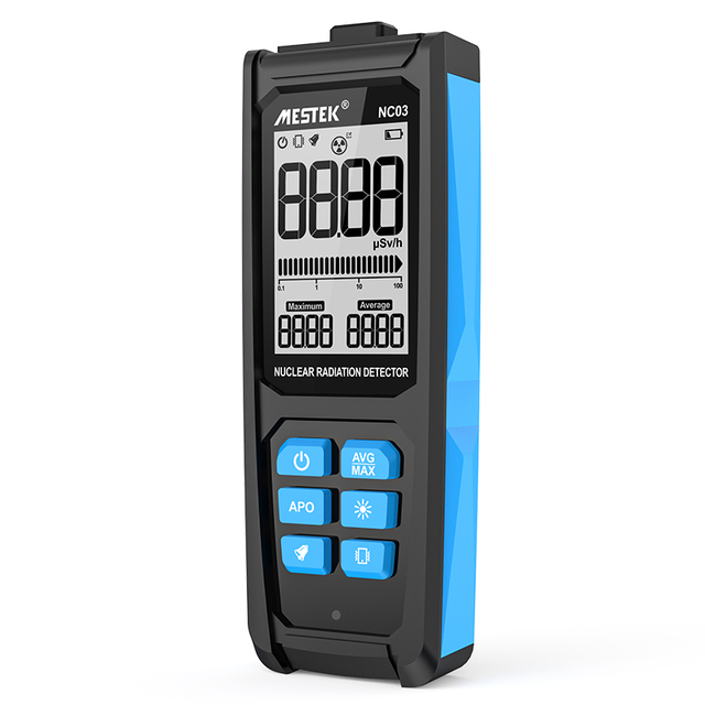 Digital Nuclear Radiation Detector Handheld Counter Emission Dosimeter Include Battery Geiger Counter X-ray Beta Gamma