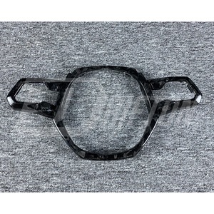 Expédition depuis les États-Unis : Kits d'intérieur sportifs en fibre de carbone sèche forgée de remplacement, comprenant volant et panneau central, pour Huracan LP610 LP580 - Product Image 4