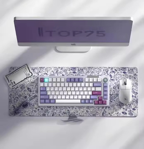 Darmoshark TOP75 Trio-mode 75% Gaming <b>Keyboard</b> with TFT Screen & Volume Knob,2.4G Wireless Type-C Wired Gaming <b>Keyboard</b> - Product Image 3