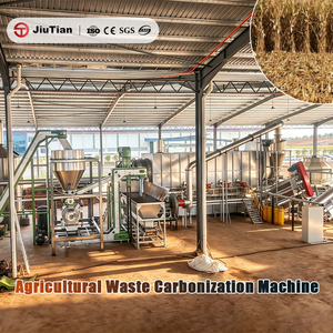 Machine de production de biochar à partir de coques de riz favorisant la séquestration du <span class=keywords><strong>carbone</strong></span> et le développement agricole durable - Product Image 3