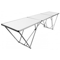 Table de fête familiale d'extérieur pour barbecue, table pliante de 3 m de long, table pour coller du papier peint