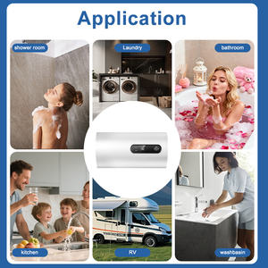 <span class=keywords><strong>Chauffe</strong></span>-<span class=keywords><strong>eau</strong></span> électrique à chauffage rapide 30L, réservoir <span class=keywords><strong>plat</strong></span>, économie d'énergie, pour salles de bain et douches domestiques - Product Image 6