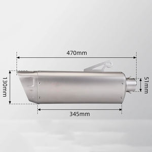 Silencieux d'échappement universel pour <span class=keywords><strong>moto</strong></span> R M1 Escape <span class=keywords><strong>Moto</strong></span> 51mm pour Yamaha R6 R3 MT07 pour KTM DUKE RC 390 <span class=keywords><strong>Ninja</strong></span> Z400 Z900 ZX6R ER6N - Product Image 2