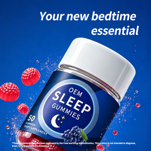 Caramelle Gommose per il Sonno Personalizzate OEM - 3mg di Melatonina e L-Teanina per un Sonno Sano, 50 Caramelle, Pronte per il Marchio Privato - Product Image 2