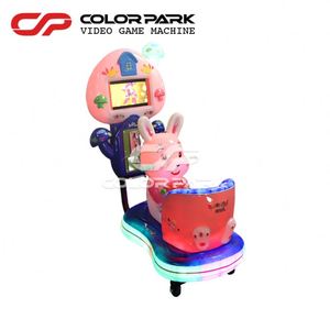 Coloré parc en gros monnayeur Kiddie Ride Amusement enfants balançoire voiture jeu Machine petit Mini enfants tour - Product Image 2