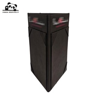 Support de table personnalisé avec logo 4x6/5x7, livre avec couverture rigide pour menus de restaurant, conception de dépliant plié en carton