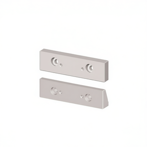 Mandril liso para tornillo de banco modular, 2 piezas, piezas de repuesto de acero mecanizado de precisión para tornillos de banco - Product Image 2