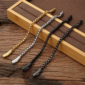 Nouveau design, bracelet en acier inoxydable personnalisé en gros pour hommes - Product Image 4