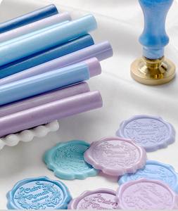 Deko — pistolet à colle multicolore pour sceau de cire, 41 bâtons colorés pour colorier le <span class=keywords><strong>bois</strong></span> - Product Image 4