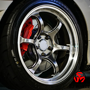 Rines SJ M2 M4 F80 M3 BRZ Tipo R, <span class=keywords><strong>Ruedas</strong></span> Forjadas Personalizadas Estilo GT, Cóncavas Profundas, 18 19 Pulgadas, 5x114.3 5x120, Ligeras, Aleación 6061 - Product Image 5