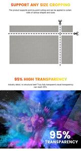 Écran de film LED transparent <span class=keywords><strong>d</strong></span>'affichage vidéo <span class=keywords><strong>d</strong></span>'utilisation commerciale <span class=keywords><strong>d</strong></span>'affichage holographique de qualité professionnelle pour l'institution financière de <span class=keywords><strong>banque</strong></span> - Product Image 6