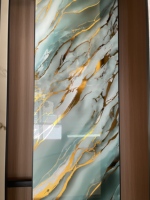 Flexible PVC Decoration Panel Metal Sheet Marble Panel Free Samples Waterproof and Moistureproof