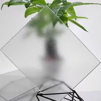 Plaques en polycarbonate solide mat à surface dépolie transparente pour les bureaux modernes, les hôtels, les cloisons de bâtiments