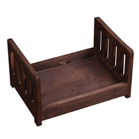 Kinder bett Baby Fotos Kleine Holzbett Posen Baby Neugeborene Requisiten Fotografie Requisiten Baby Photo Studio Requisiten Fotos