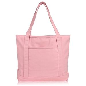 Bolsa de Tela de Algodón Rosa Ecológica Personalizada por el Fabricante, Bolsa de Compras Ecológica con Logotipo Personalizado - Product Image 1