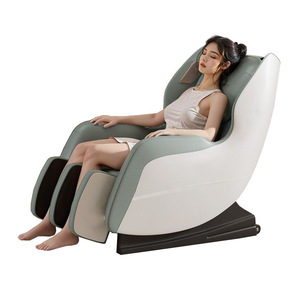 เก้าอี้นวดระบบแคปซูลอวกาศ ZG229 แบบไร้ราง ใช้ไฟฟ้า สำหรับใช้ในบ้านและสำนักงาน สีขาวเขียว 31-60 ถุงลมนิรภัย นวดหลายจุด - Product Image 1