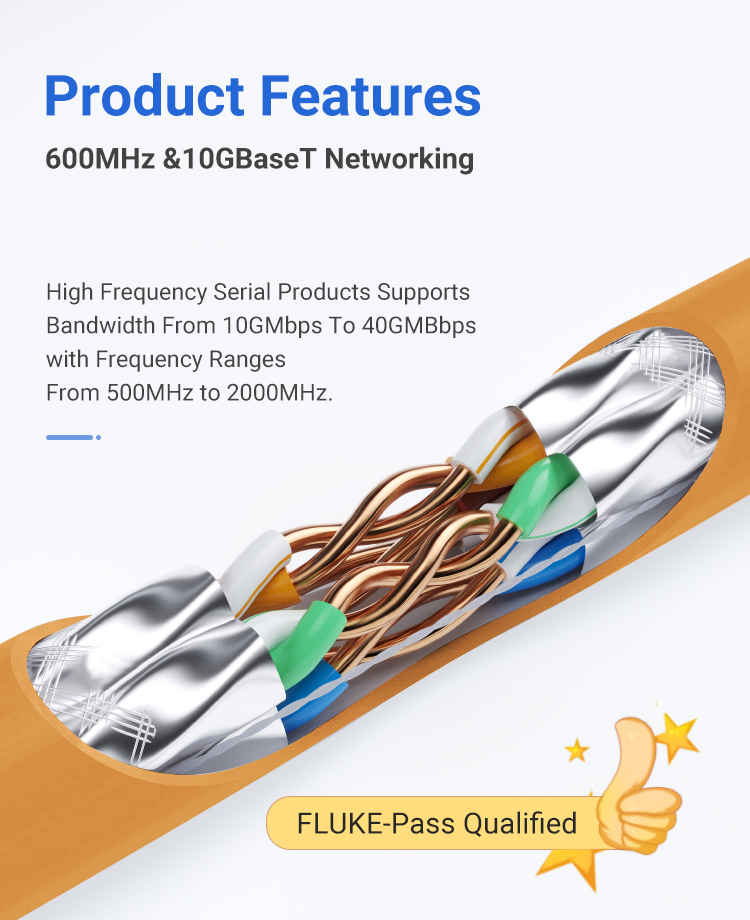 OEM Factory Cat7 Indoor Outdoor Lan Cable Utp Ethernet cat 7