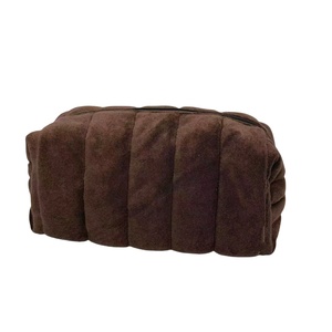 Custom Logo Design <strong>Velvet</strong> Zip Cosmetic <strong>Make</strong> <strong>up</strong> Pouch Toiletry Skincare Hair Tools Storage <strong>Bag</strong> for Dyson - Product Image 2