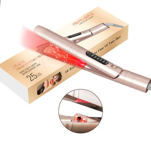 Fábrica de alta temperatura 2 en 1 PANTALLA Lcd multifunción férula eléctrica cerámica infrarroja iones negativos alisador de pelo suave - Product Image 3