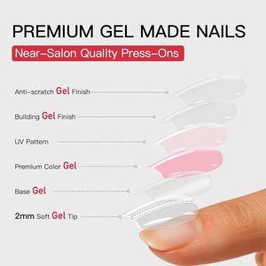 Curvlife 30 Uñas Postizas Cortas, Uñas Acrílicas Brillantes con Diseño de Efecto Luminoso, Uñas Adhesivas para Mujer - Product Image 6