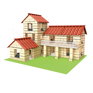 Tuiles d'architecture en gros QS, jouet de bricolage, assemblage de mini briques, <span class=keywords><strong>construction</strong></span> de votre propre <span class=keywords><strong>maison</strong></span> <span class=keywords><strong>miniature</strong></span>, ensemble de blocs de <span class=keywords><strong>construction</strong></span> en argile, jouets - Product Image 3