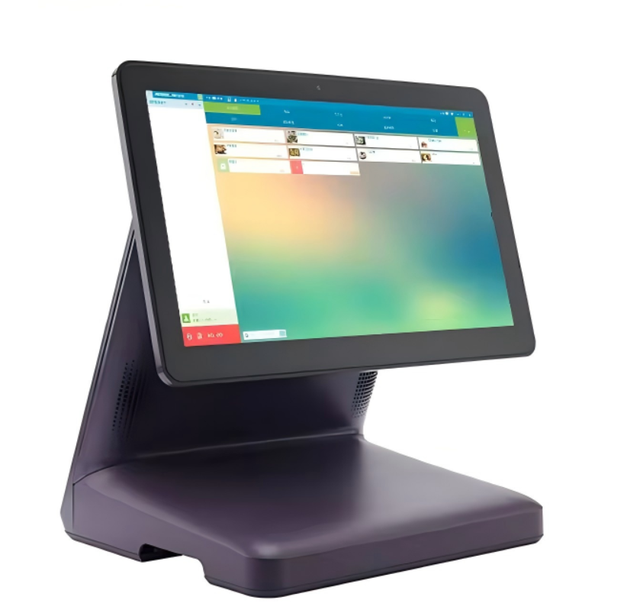 Slim Type Dual Screens 15.6 Inch Touch Screen Cash Register Retail Restaurant POS Terminal with 11.6 Inch 2nd Display POS System