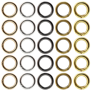 Anillo de resorte abierto de 2.0 cm de diámetro interior, hebilla de conexión de aleación para accesorios de bolsos, anillo de metal duradero - Product Image 3