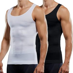 Novedad 2026: <span class=keywords><strong>Chaleco</strong></span> de compresión para hombre, control de abdomen, moldeador corporal, camiseta sin mangas de compresión para entrenamiento - Product Image 2